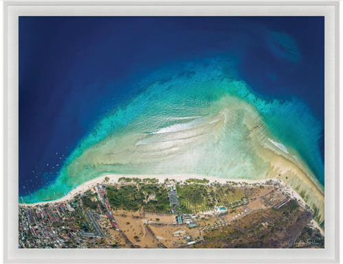 Natural Curiosities Folden 'Shallows' Aerial Photograph