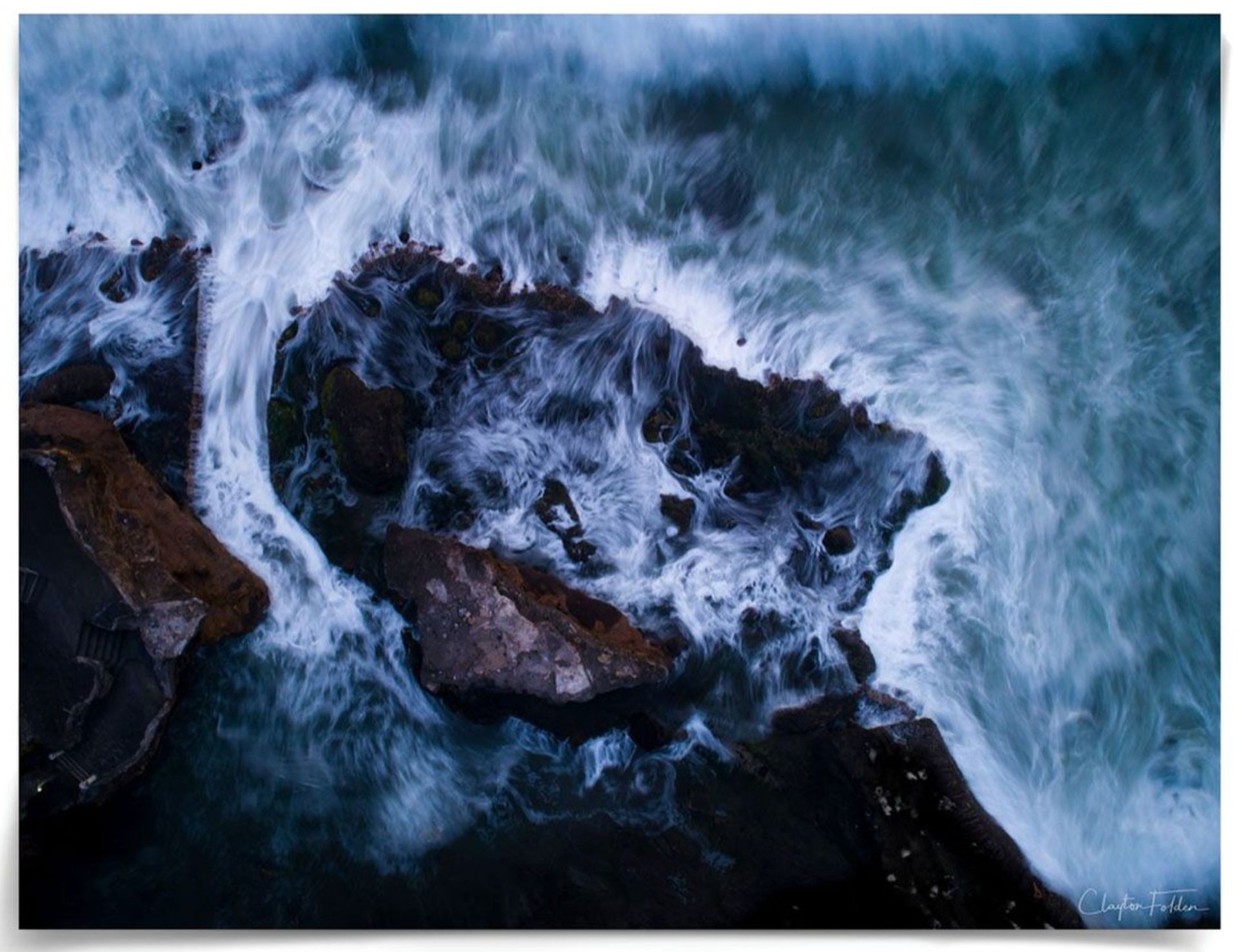 Natural Curiosities Folden, Tide No. 1  Aerial Photograph