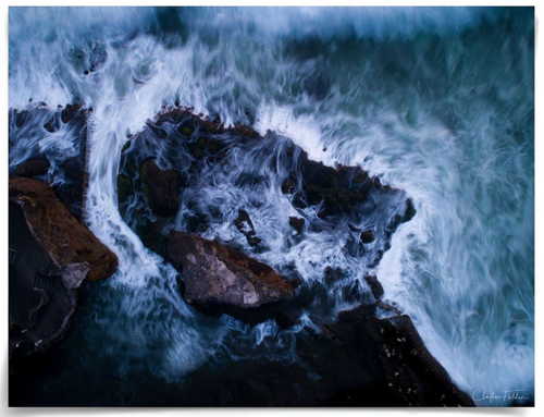 Natural Curiosities Folden, Tide No. 1  Aerial Photograph