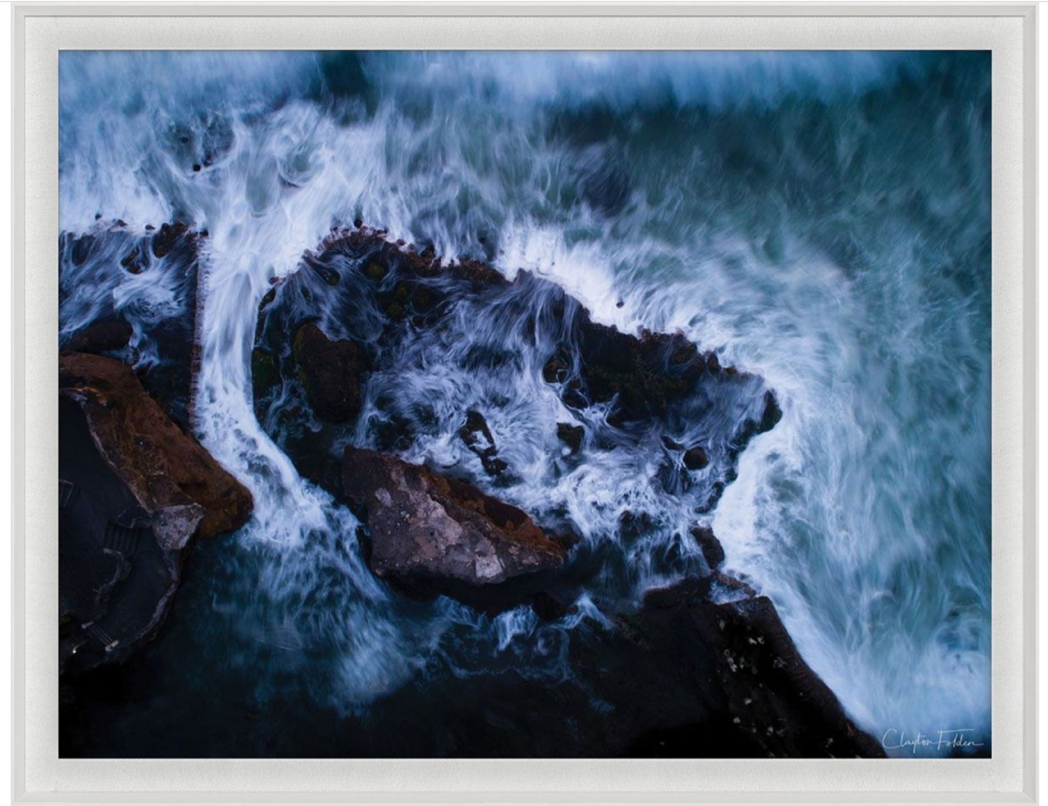 Natural Curiosities Folden, Tide No. 1  Aerial Photograph