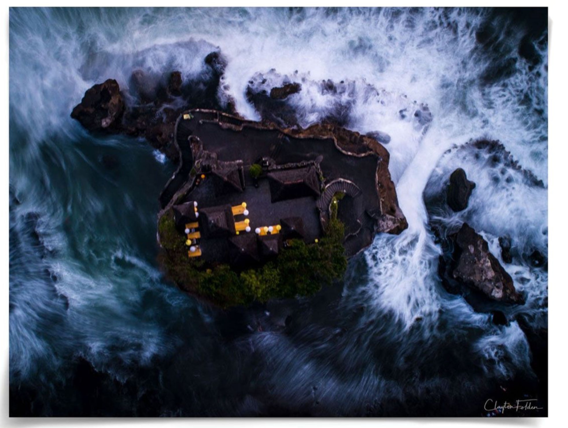 Natural Curiosities Folden, Tide No. 2  Aerial Photograph