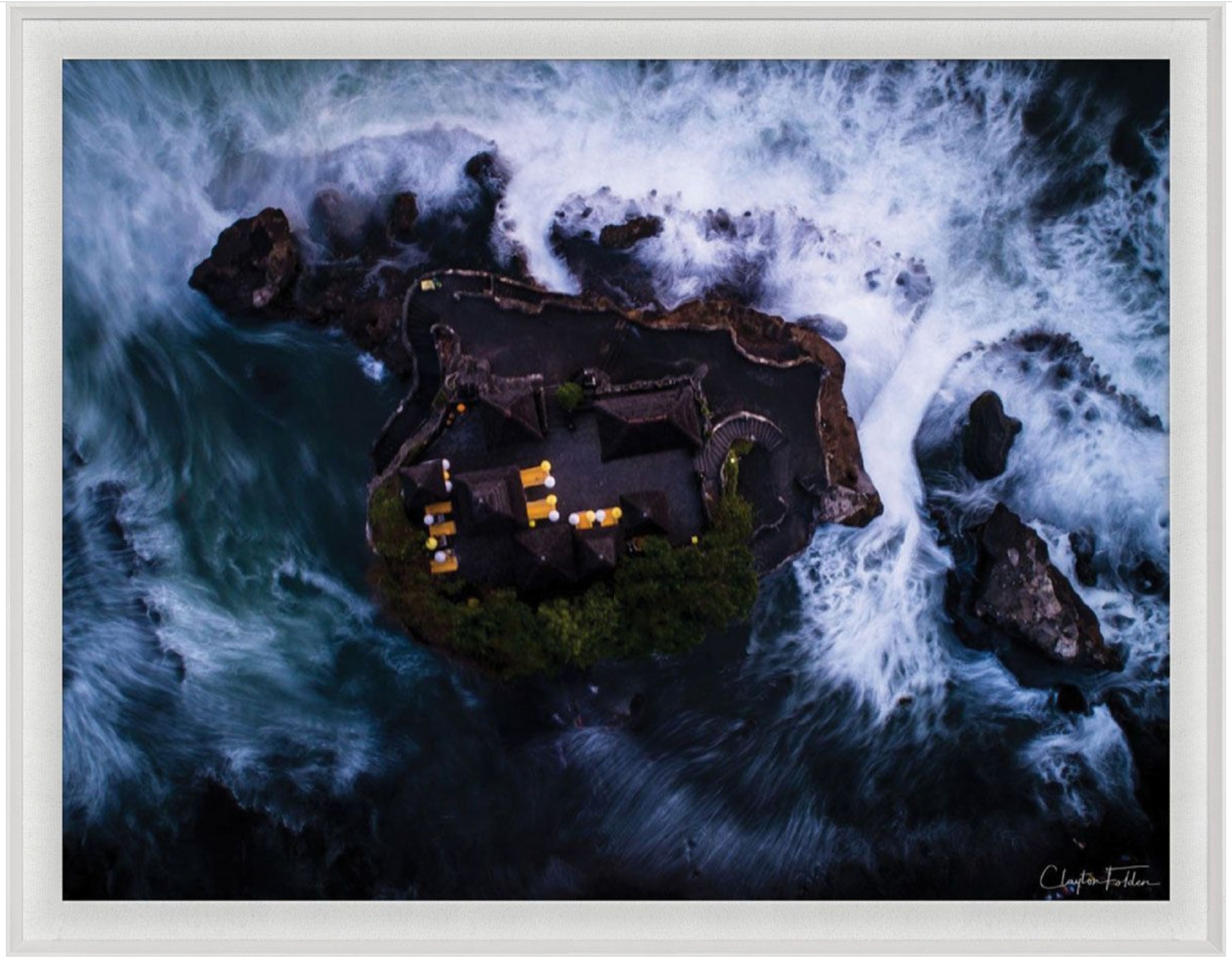 Natural Curiosities Folden, Tide No. 2  Aerial Photograph