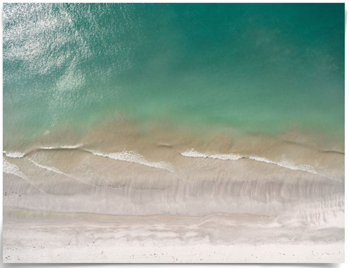 Natural Curiosities Folden, No. 4 Beach Aerial Photograph