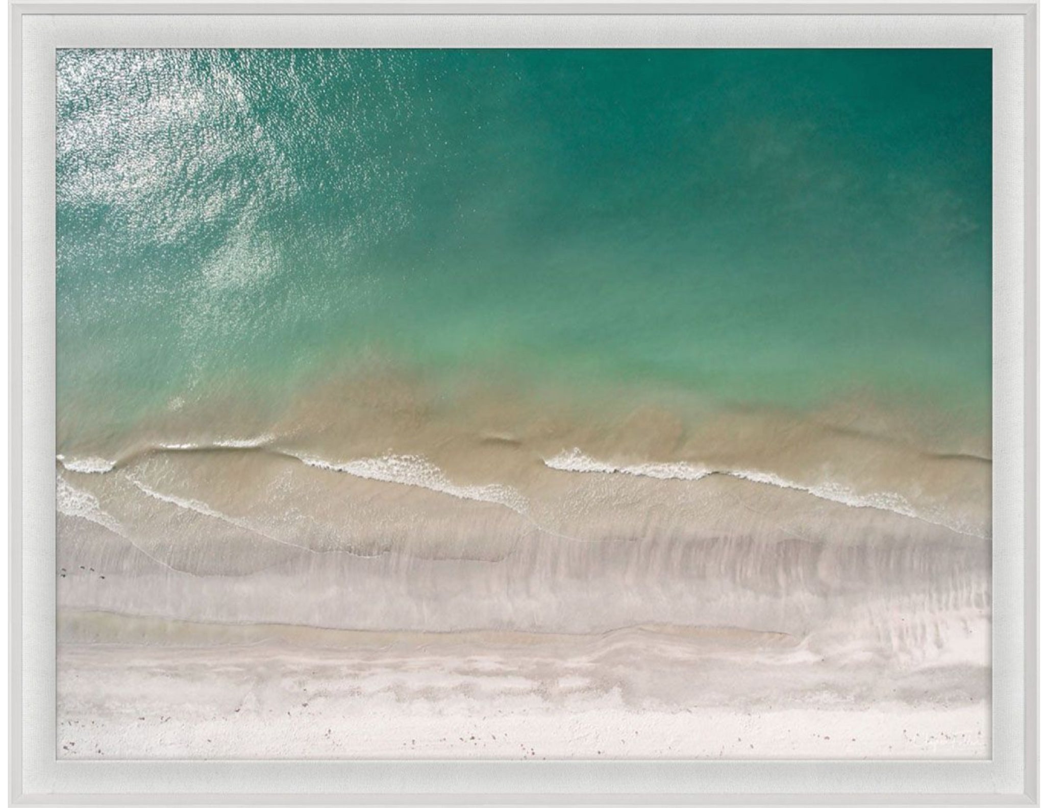 Natural Curiosities Folden, No. 4 Beach Aerial Photograph