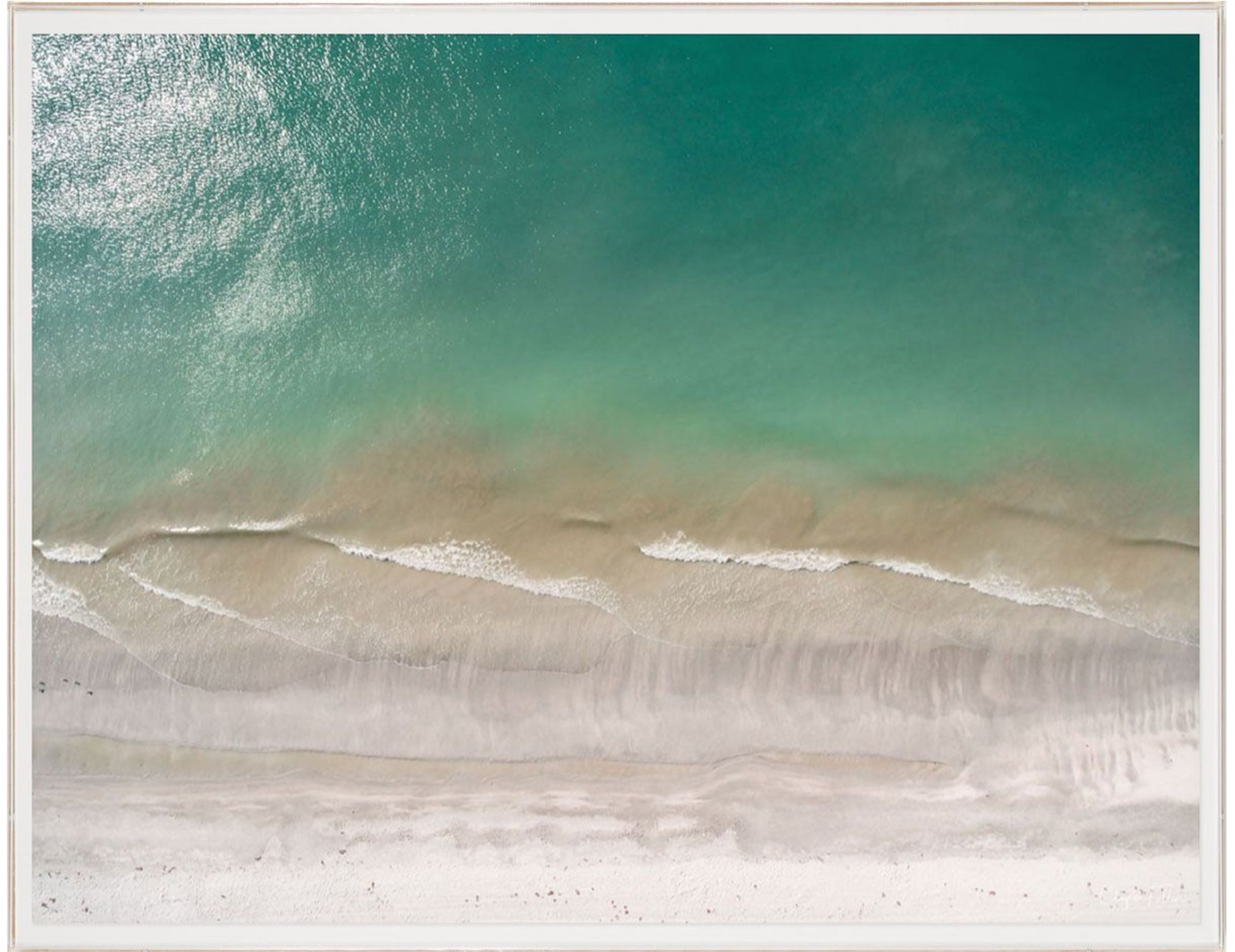 Natural Curiosities Folden, No. 4 Beach Aerial Photograph