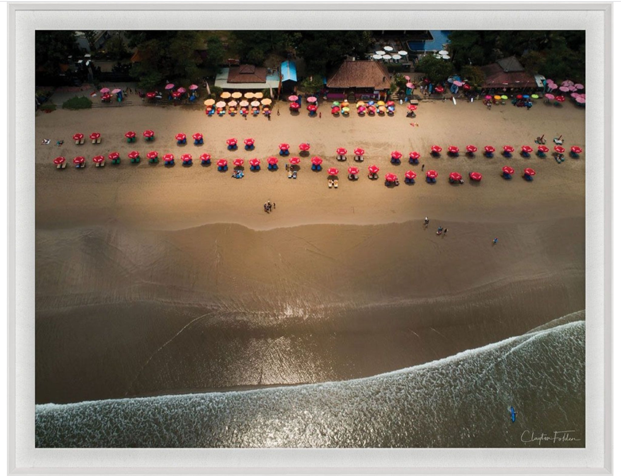 Natural Curiosities Folden, Umbrellas Aerial Photograph