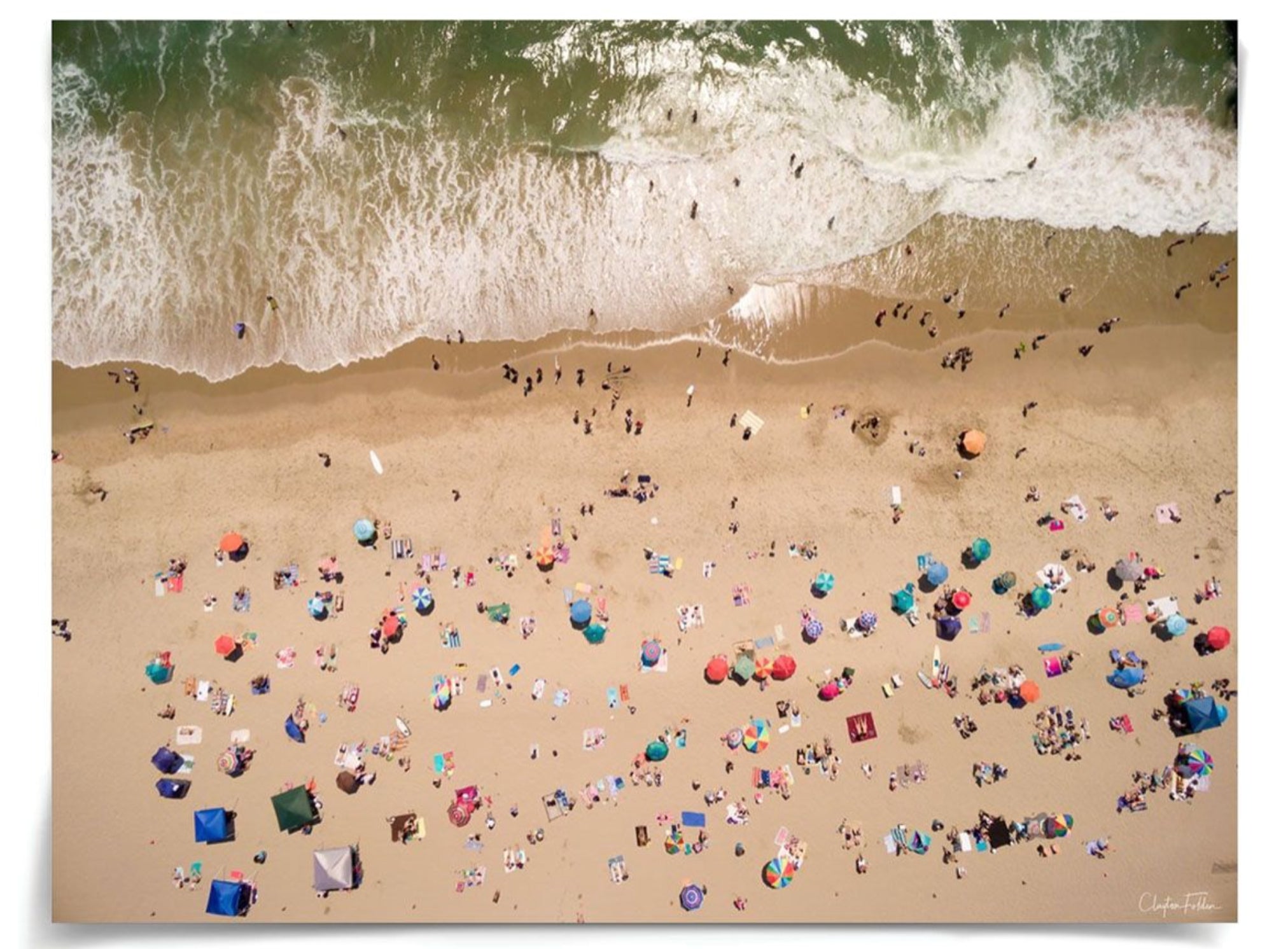 Natural Curiosities Folden No. 3 Aerial Photograph