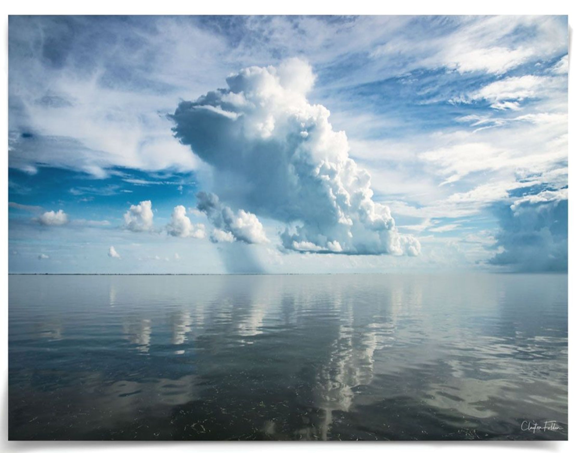 Natural Curiosities Folden No. 5 Aerial Photograph