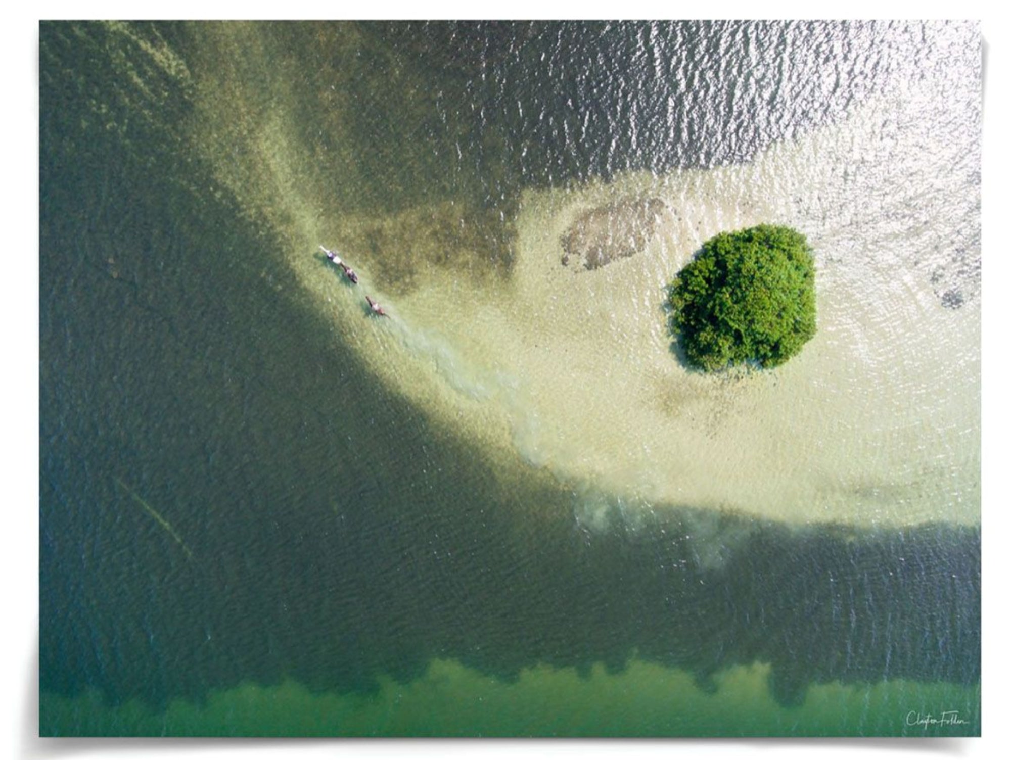 Natural Curiosities Folden No. 6 Aerial Photograph