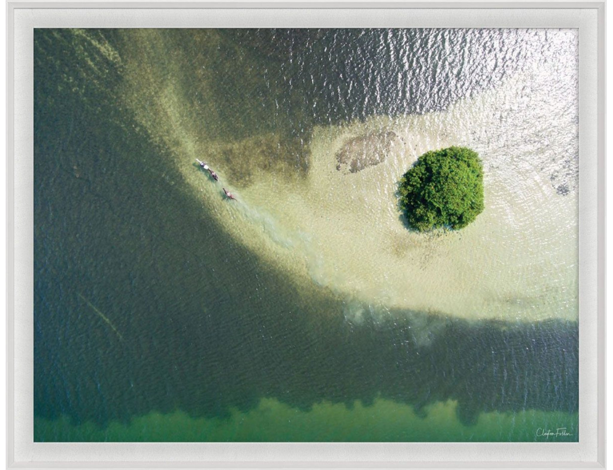 Natural Curiosities Folden No. 6 Aerial Photograph