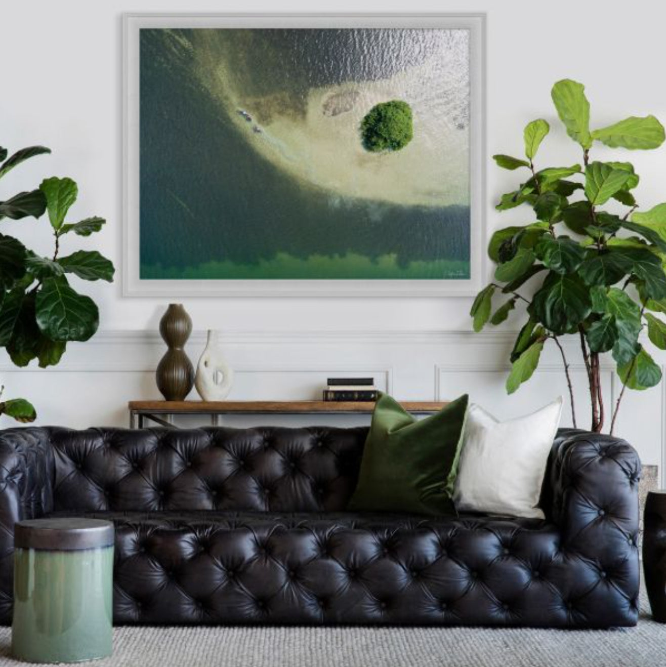 Natural Curiosities Folden No. 6 Aerial Photograph