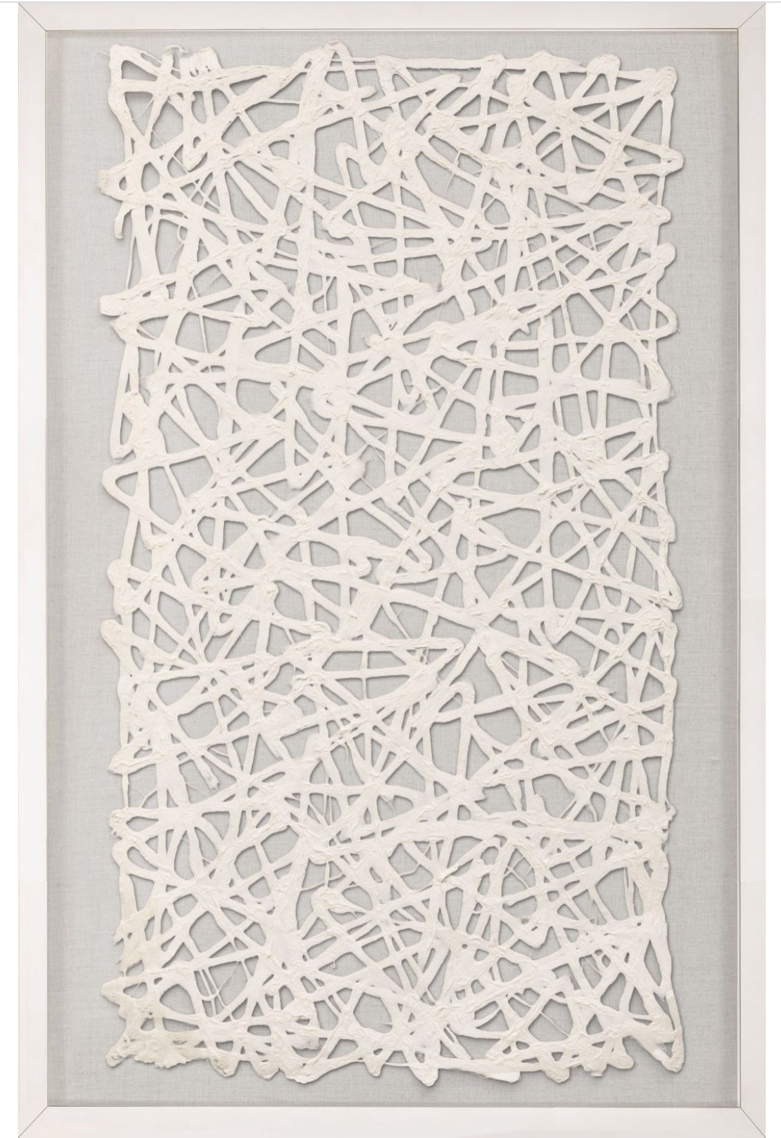 Natural Curiosities Large Abstract Papers Art in White