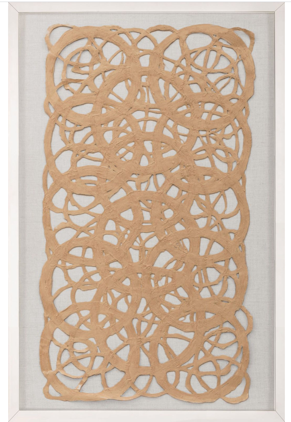 Natural Curiosities Abstract Papers Framed Art, Ochre