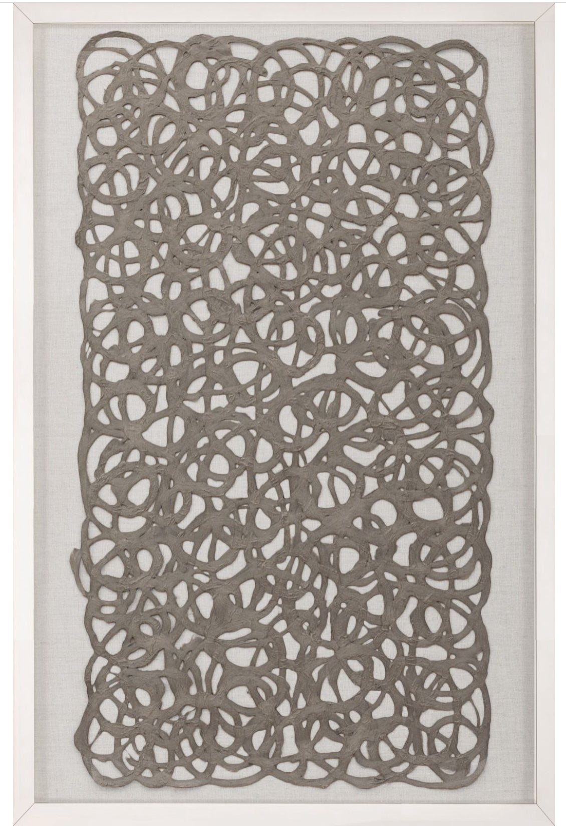 Natural Curiosities Abstract Papers Framed Art, Grey