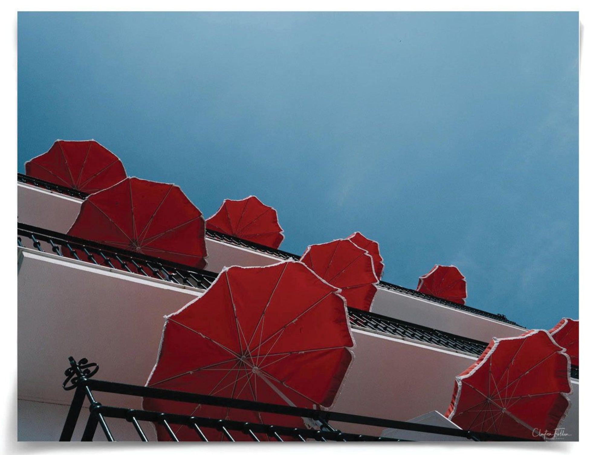 Natural Curiosities Folden Series 2, Red Umbrellas