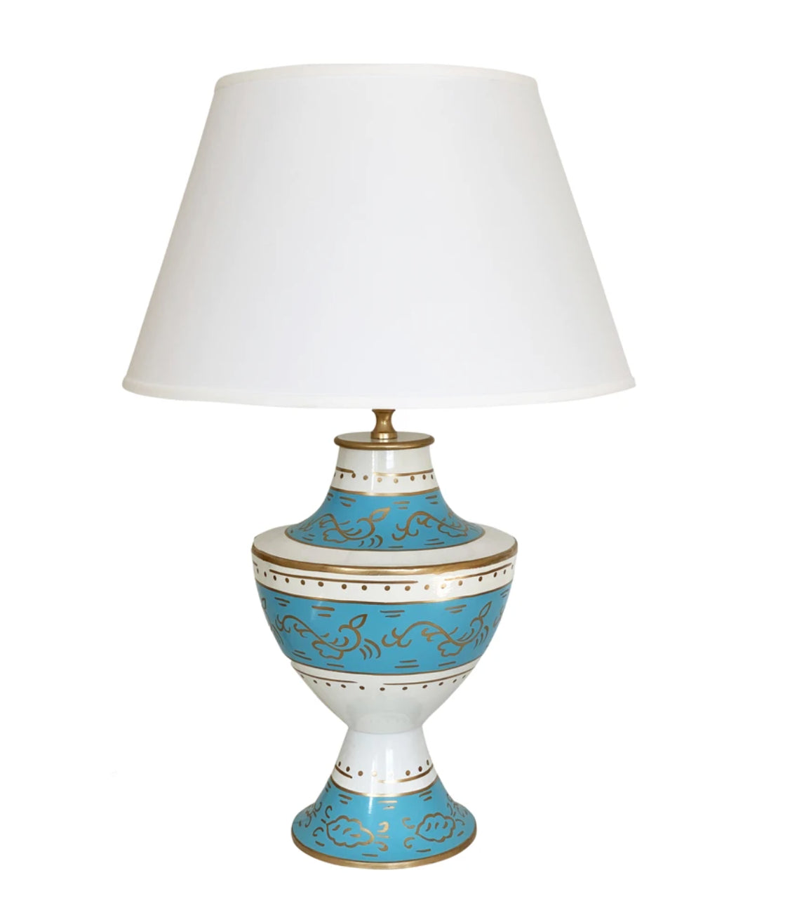 Dana Gibson Klismos Lamp in Jules Pink