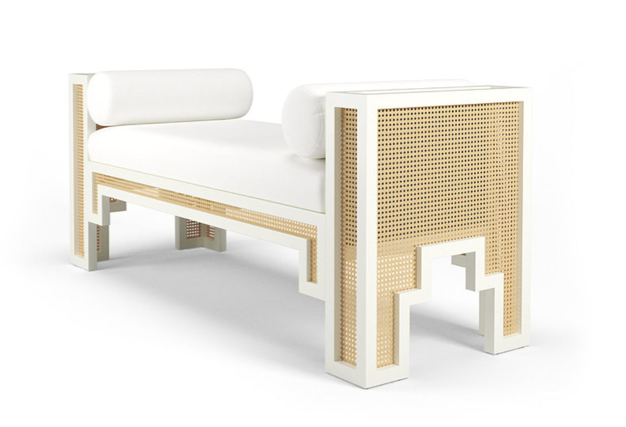 Alexandra Cane Bench by Maggie Cruz Home