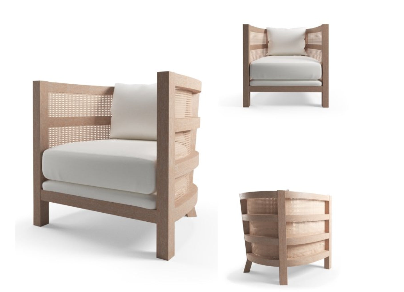 Maggie Cruz Home Costero Barrel Chair