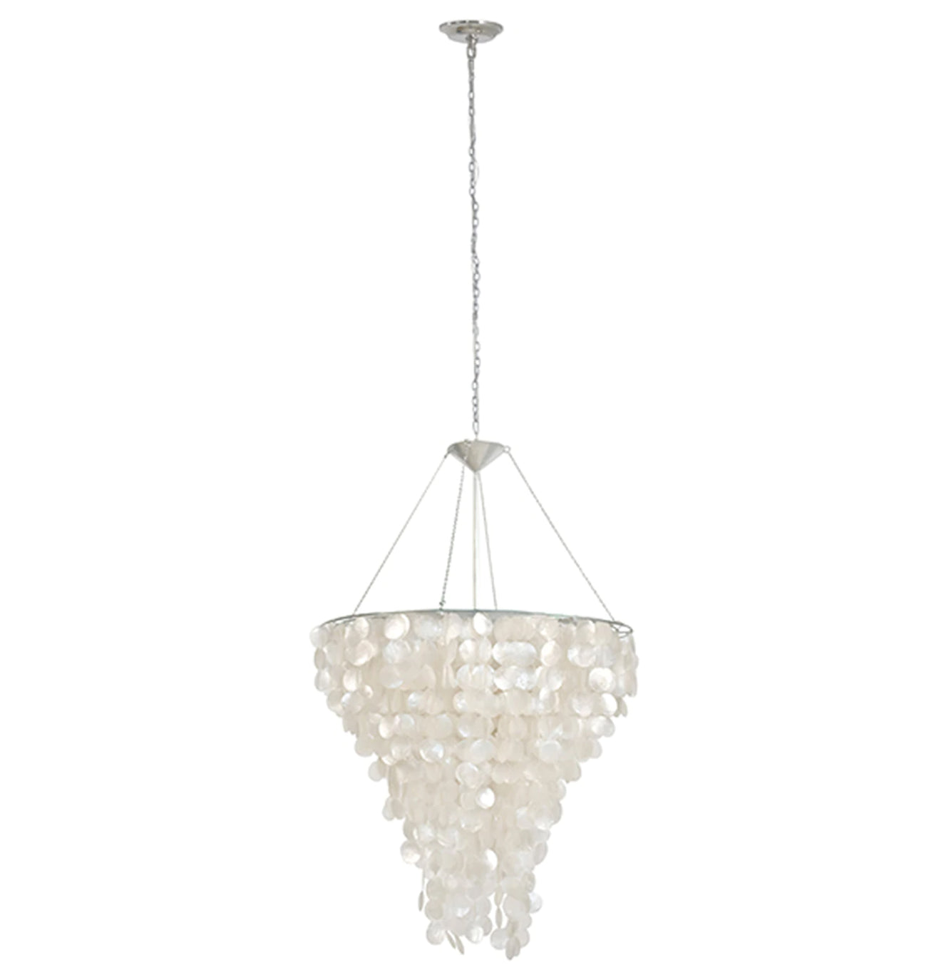 Worlds Away Capiz Shell Pendent Chandelier