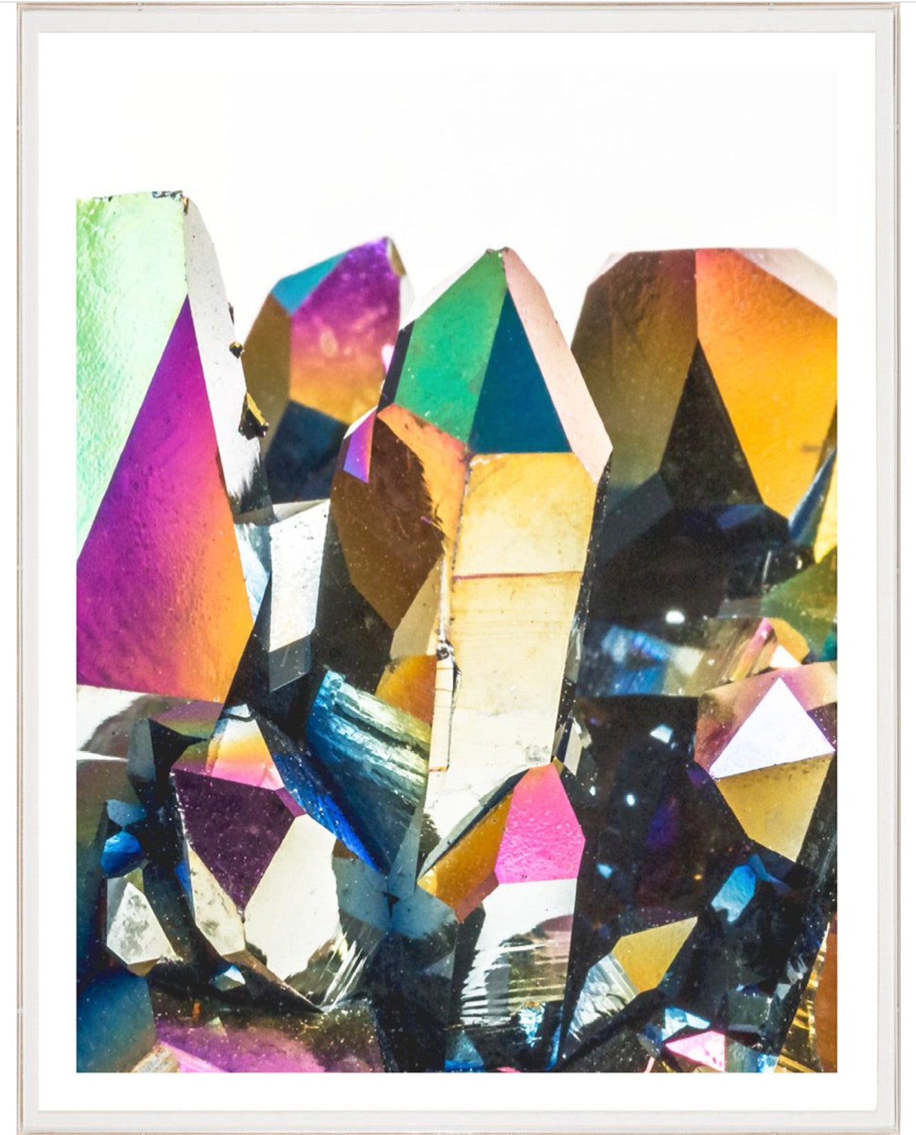 Natural Curiosities Iridescent Geodes Art