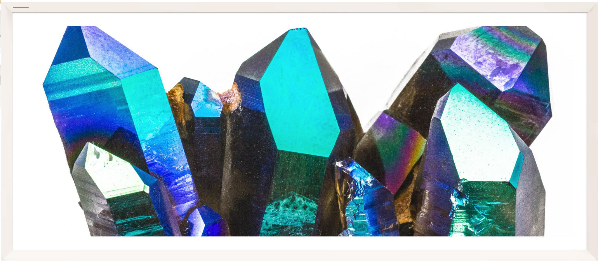 Natural Curiosities Iridescent Geode Art