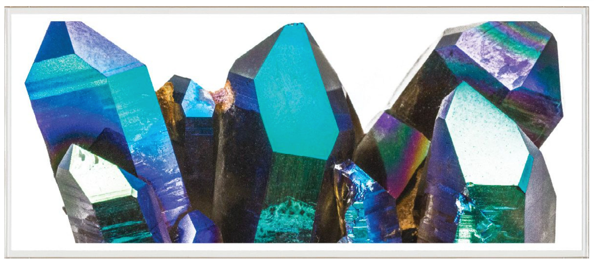 Natural Curiosities Iridescent Geodes Art