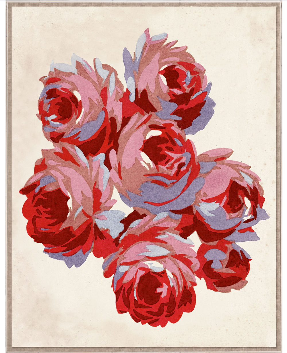 Natural Curiosities Gallini Rose Textile Wall Art