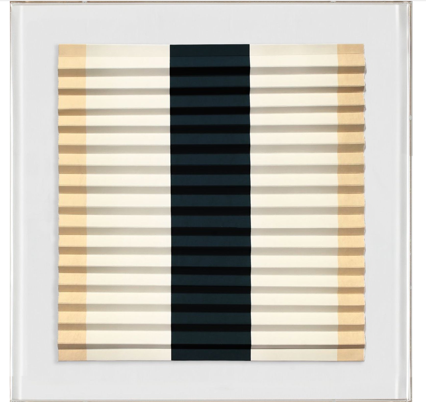 Natural Curiosities Linear Folded Dreams 2, Black