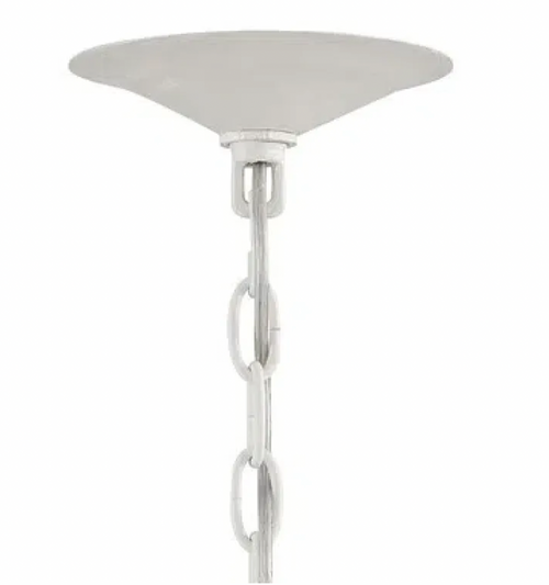 Rhodes 5-Light White Contemporary Statement Chandelier