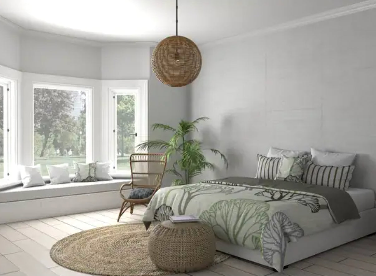 Kingston Rattan Single - Light Globe Pendant