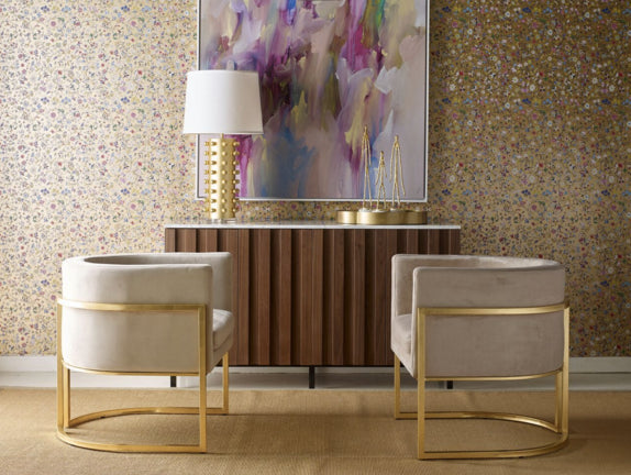 Worlds Away Jenna Velvet Chair