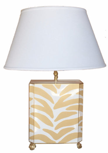 Dana Gibson Zebra Lamp