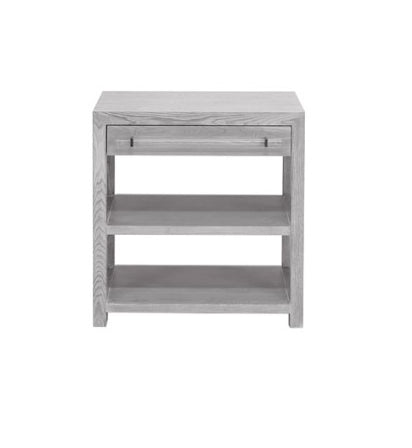 Worlds Away Garbo Nightstand With Acrylic Hardware