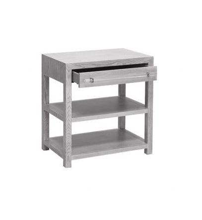 Worlds Away Garbo Nightstand With Acrylic Hardware