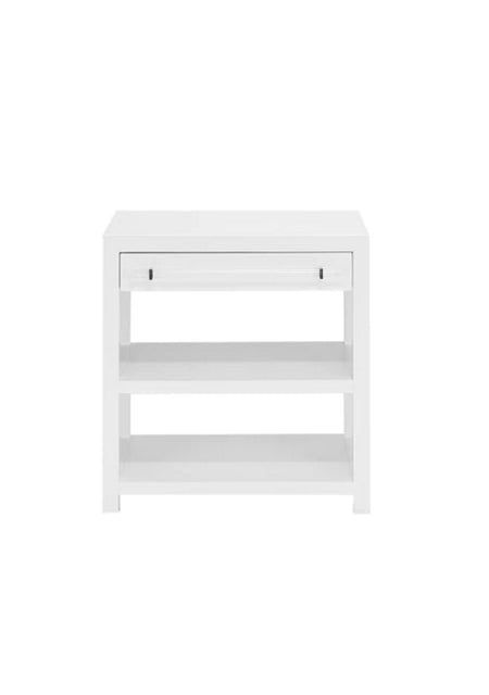 Worlds Away Garbo Nightstand With Acrylic Hardware