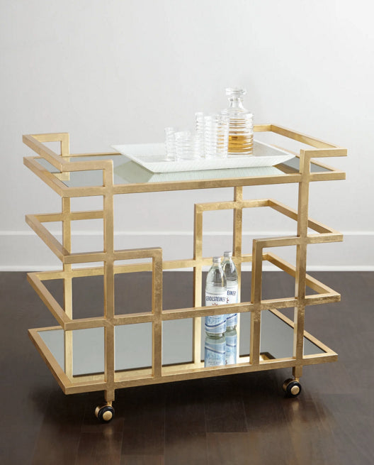 Ireland Bar Cart by Worlds Away
