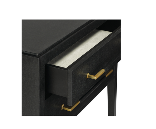 Verona Black Nightstand or Chest by Currey and Company