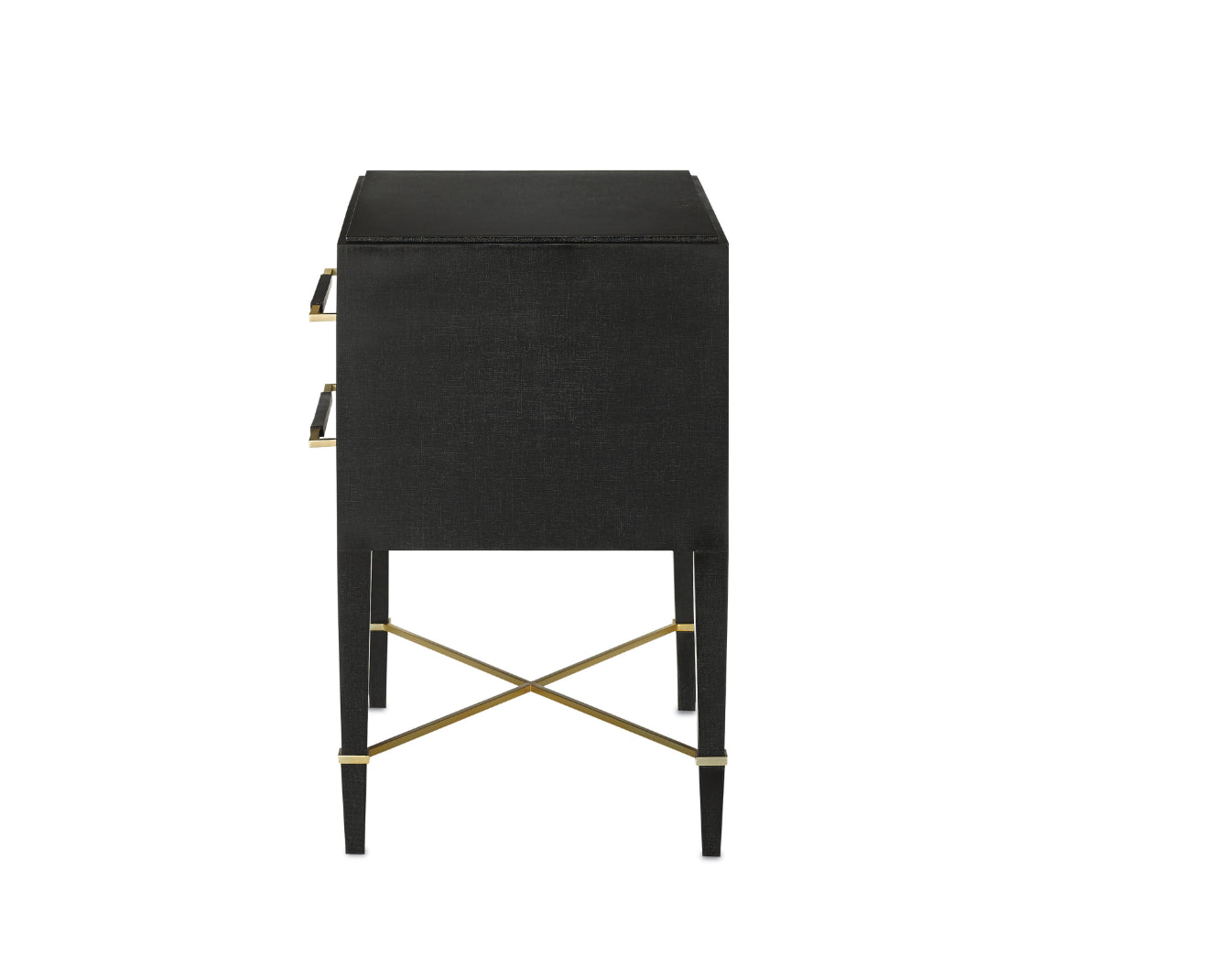 Verona Black Nightstand or Chest by Currey and Company