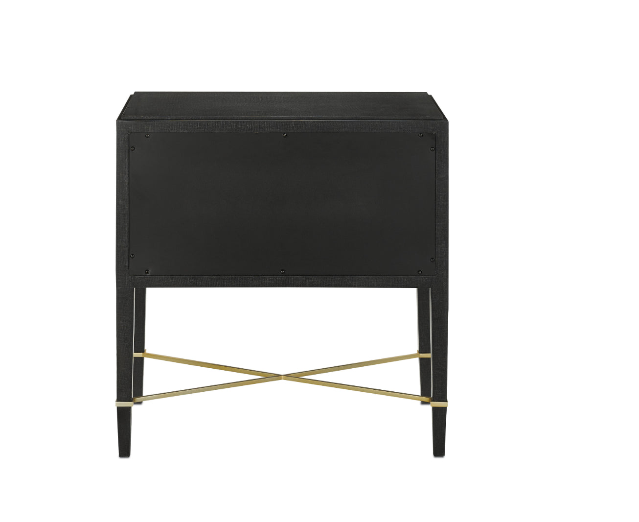 Verona Black Nightstand or Chest by Currey and Company