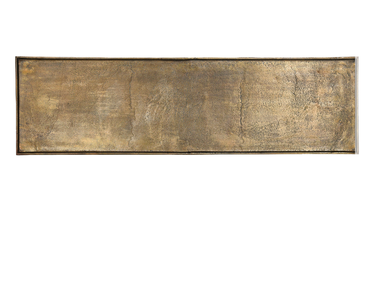 Boyles Console Table in Brass by Currey and Company