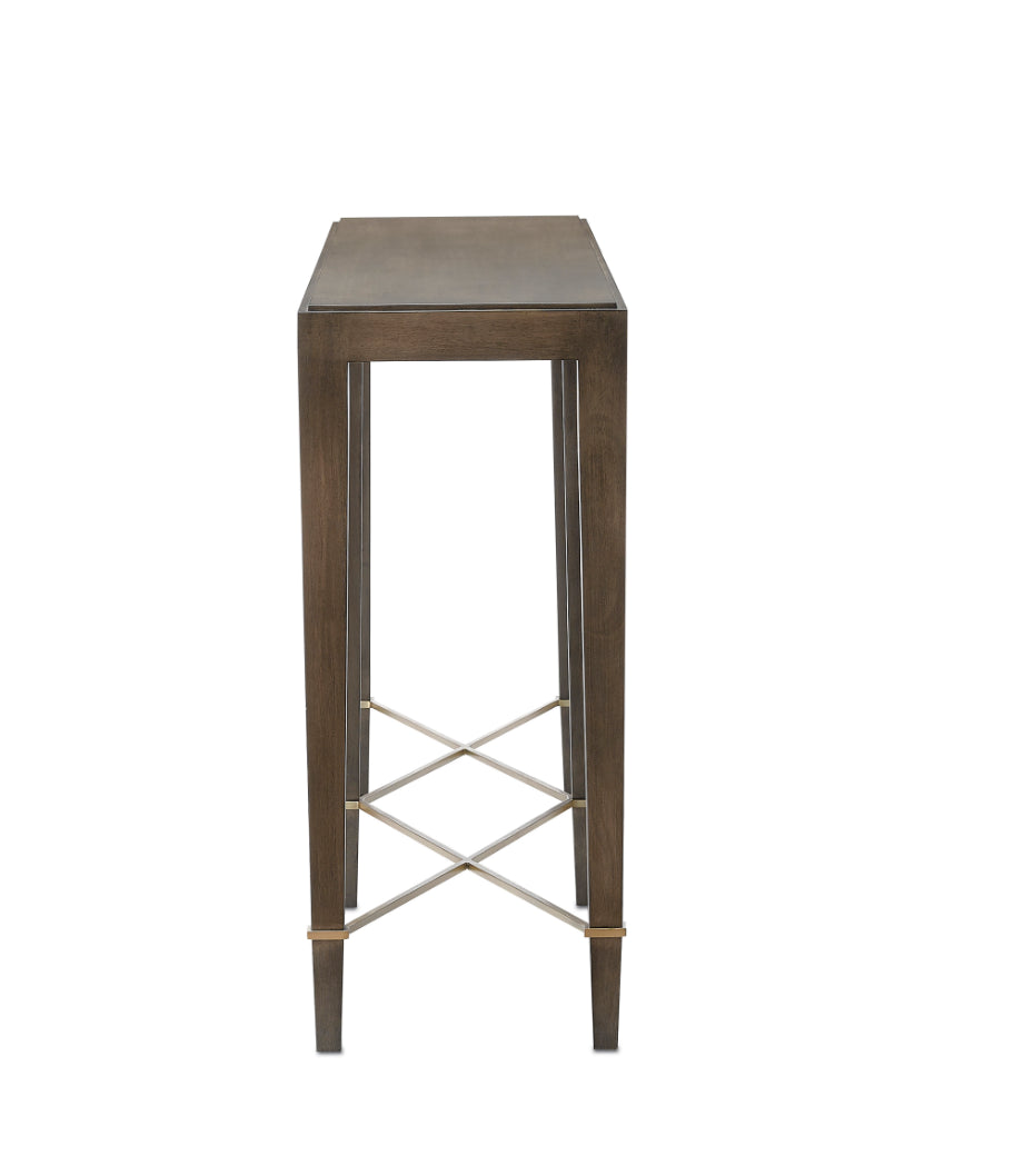 Verona Console Table in Chanterelle by Currey and Company