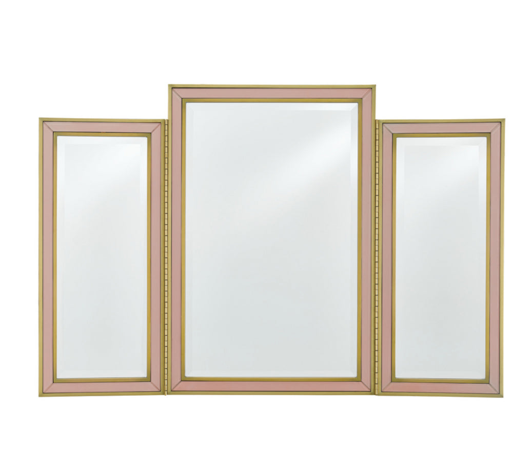Arden Pink Vanity Mirror by Currey and Company