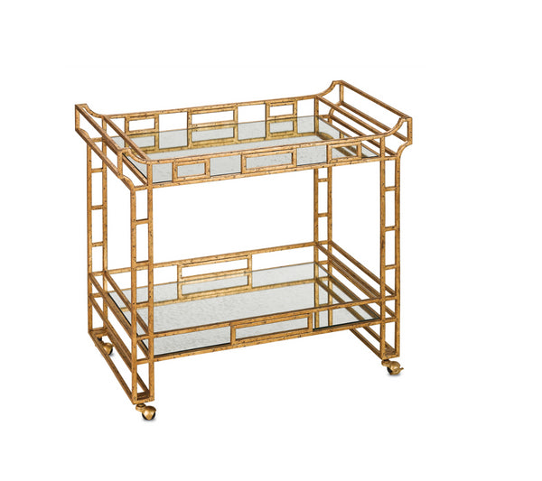 Odeon Bar Cart by Currey and Company