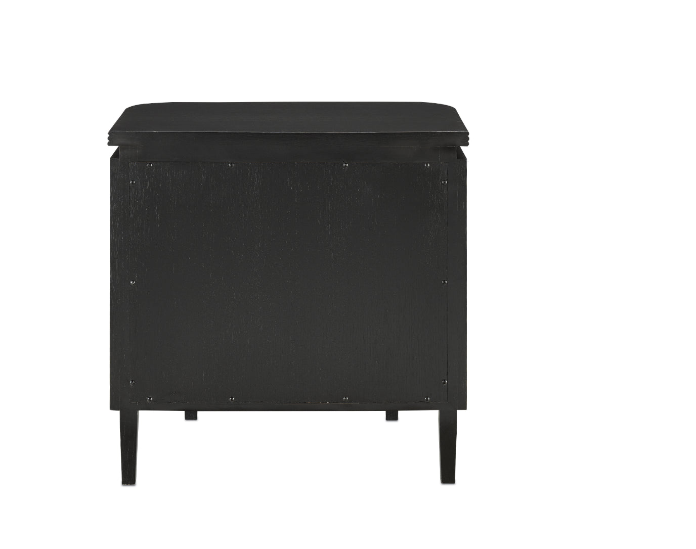 Braillen Black Nightstand by Currey and Company
