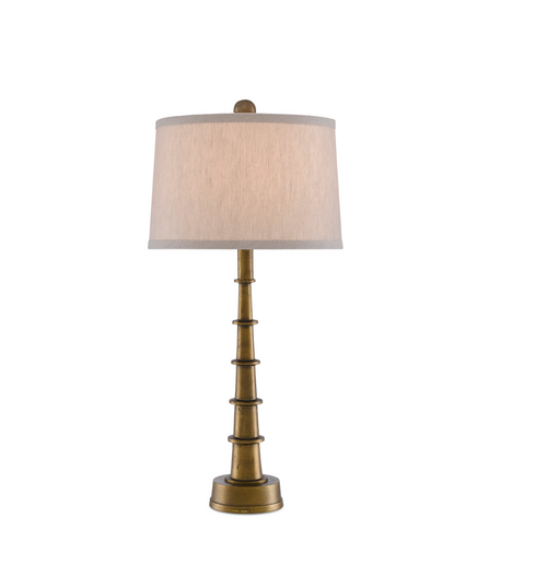 Currey and Company Auger Table Lamp, Small