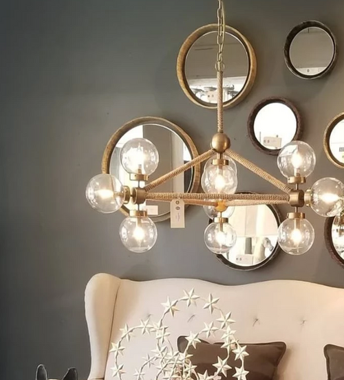 Rope Globe Chandelier from BoBo Intriguing Objects