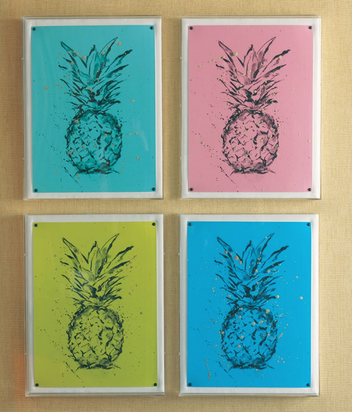 'Pineapple Blue' Art by Port 68