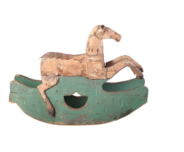18th Century Antique Rocking Horse Bobo Intriguing Objects