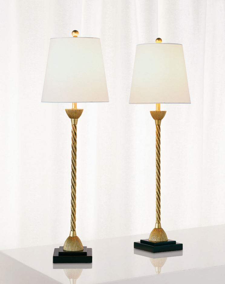 Madcap Cottage for Port 68 Delfern Gold Buffet Lamps, Set of 2