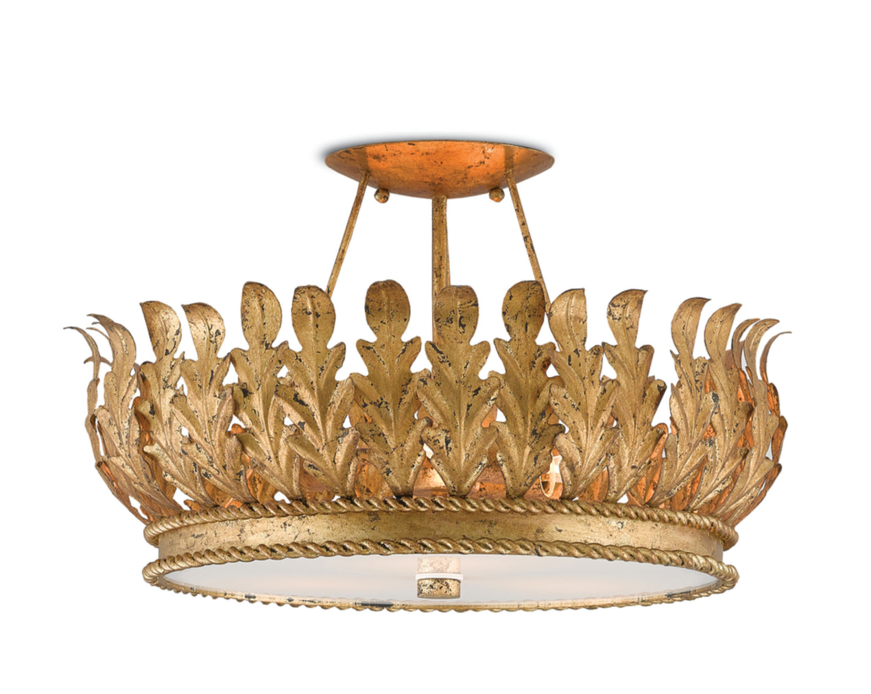 Biddulph Semi Flush Light by Bunny Williams for Currey and Company